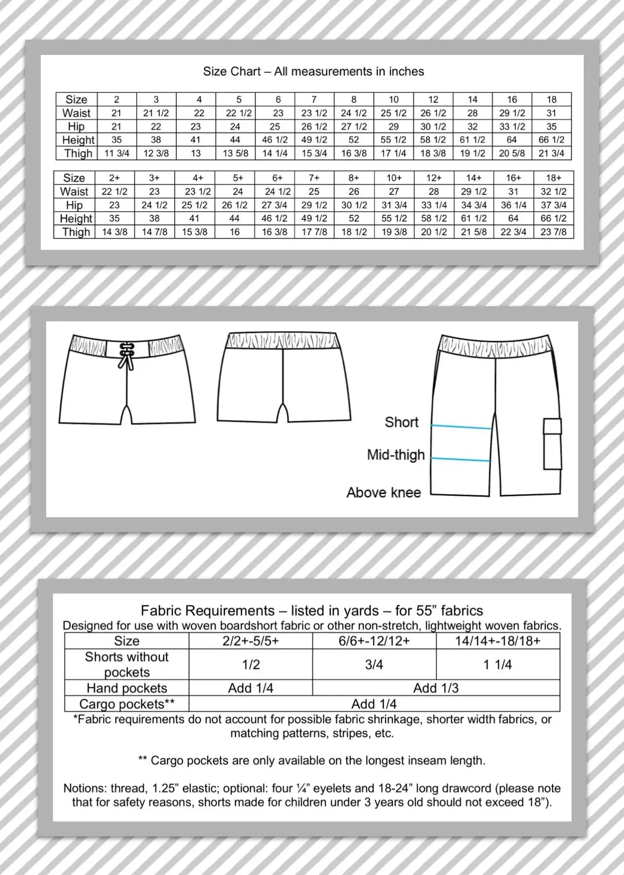Rockaway Board Shorts (Children)