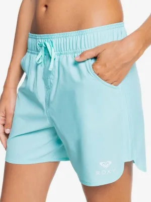 ROXY WOMENS WAVE 5 INCH BOARDSHORT ARUBA BLUE