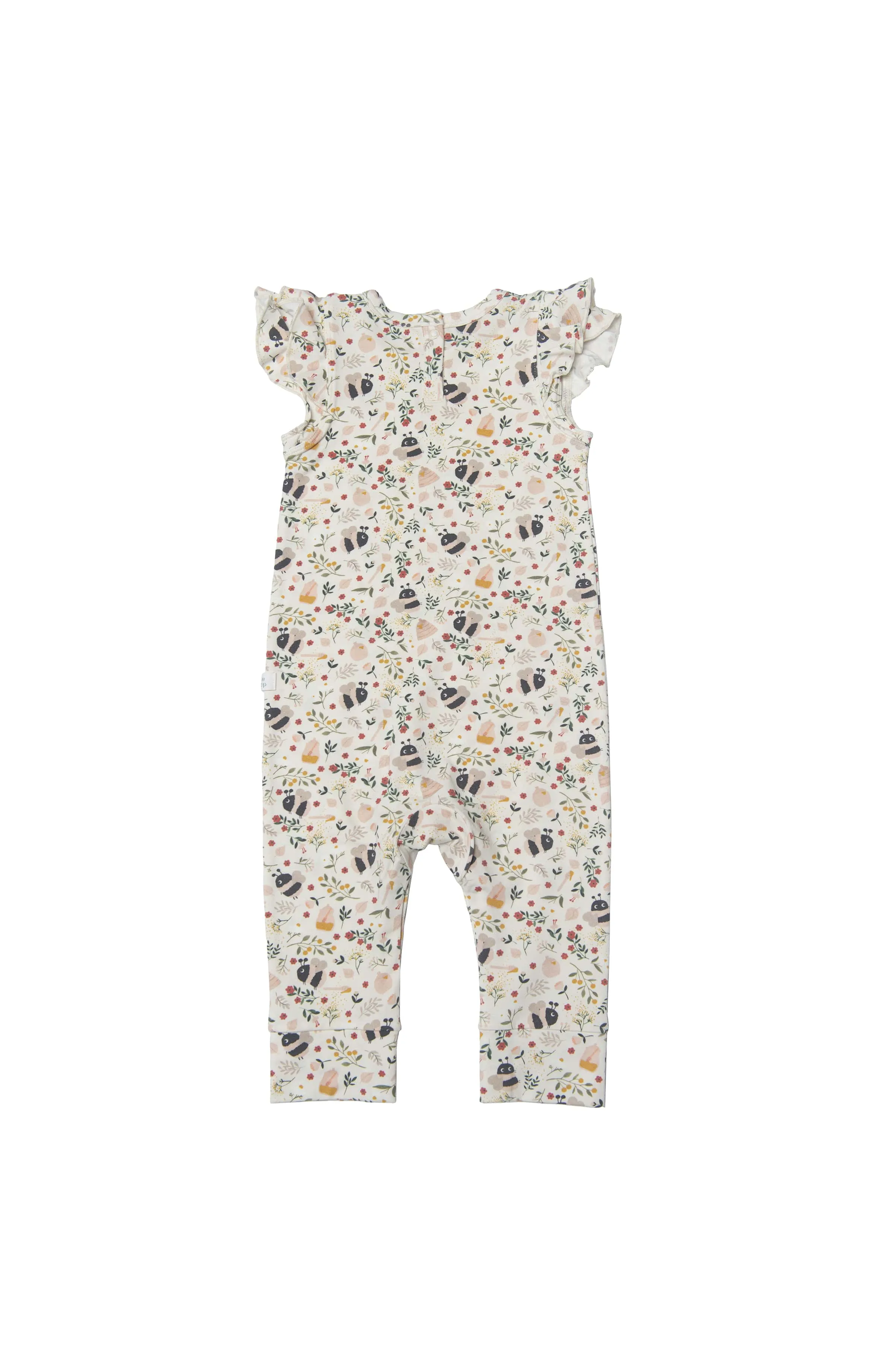 Ruffle Romper - Bumble Bees