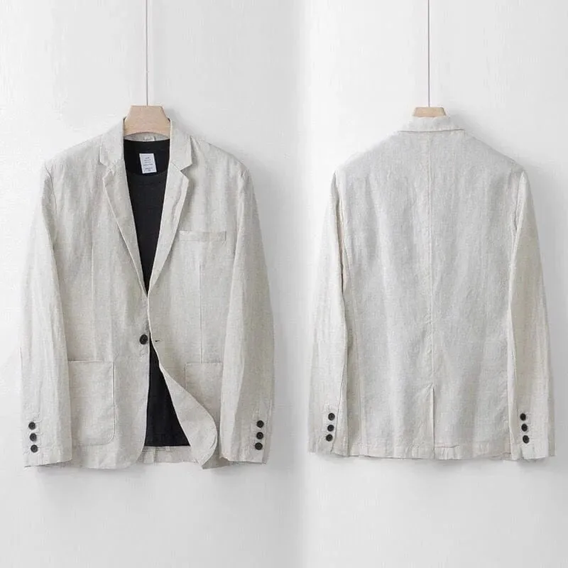 Rumeo Business Casual Linen Suit 
