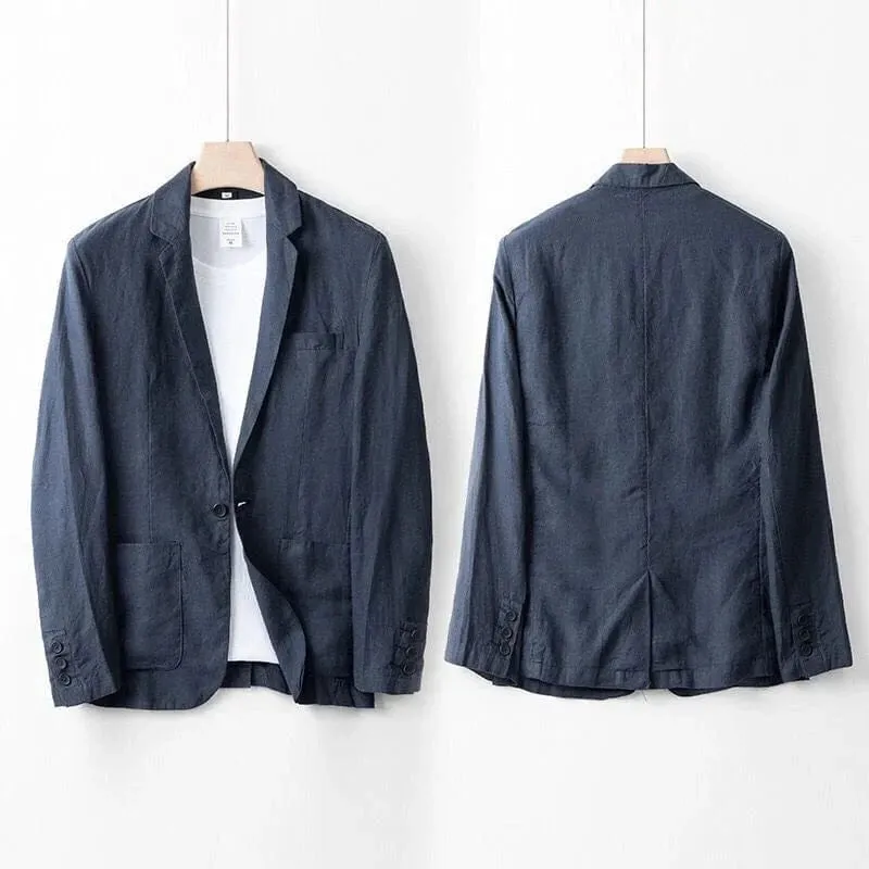 Rumeo Business Casual Linen Suit 