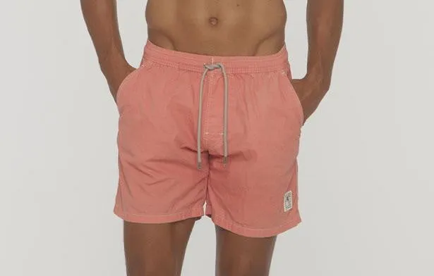 Saint Stonewashed Cotton Beach Short
