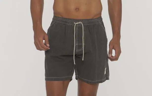 Saint Stonewashed Cotton Beach Short