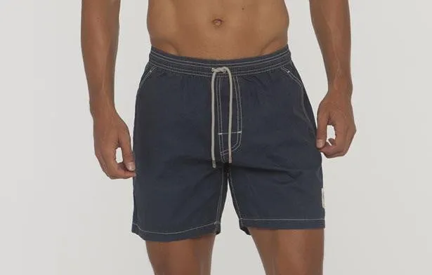 Saint Stonewashed Cotton Beach Short