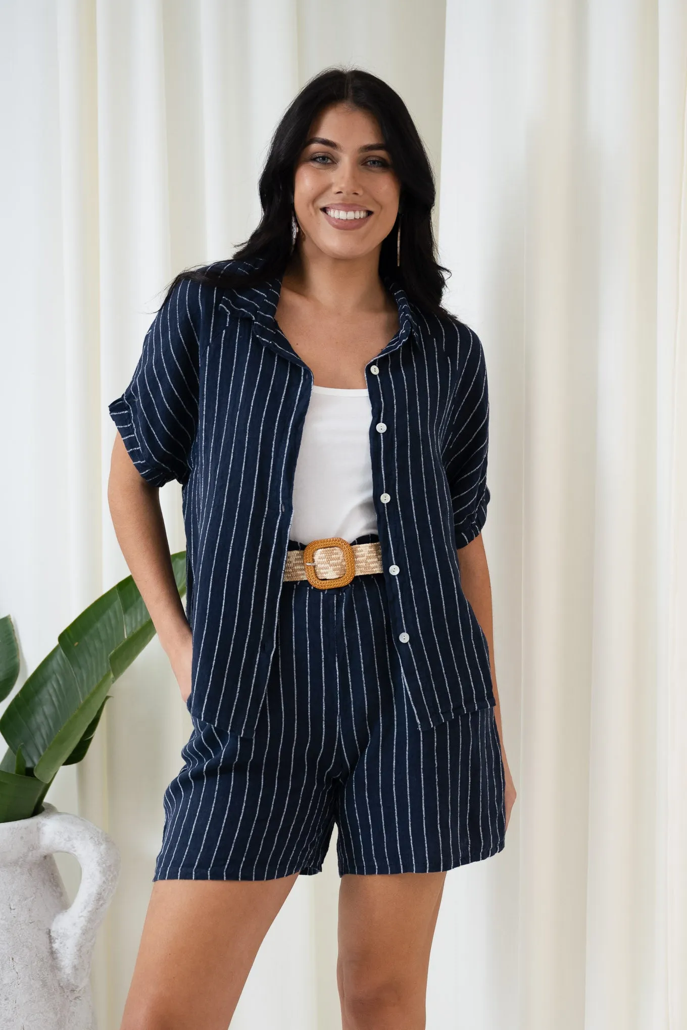 Salvatore Button Up Shirt | Navy
