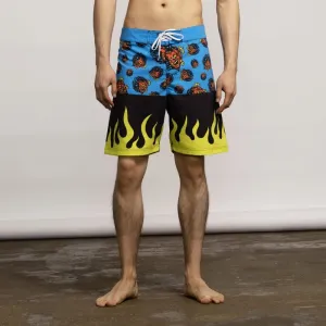 Santa Cruz Board Shorts Delfino Devil Mask Board Short - Blue