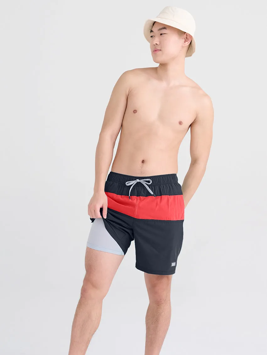 SAXX Oh Buoy 2N1 Volley 7" Swim Shorts