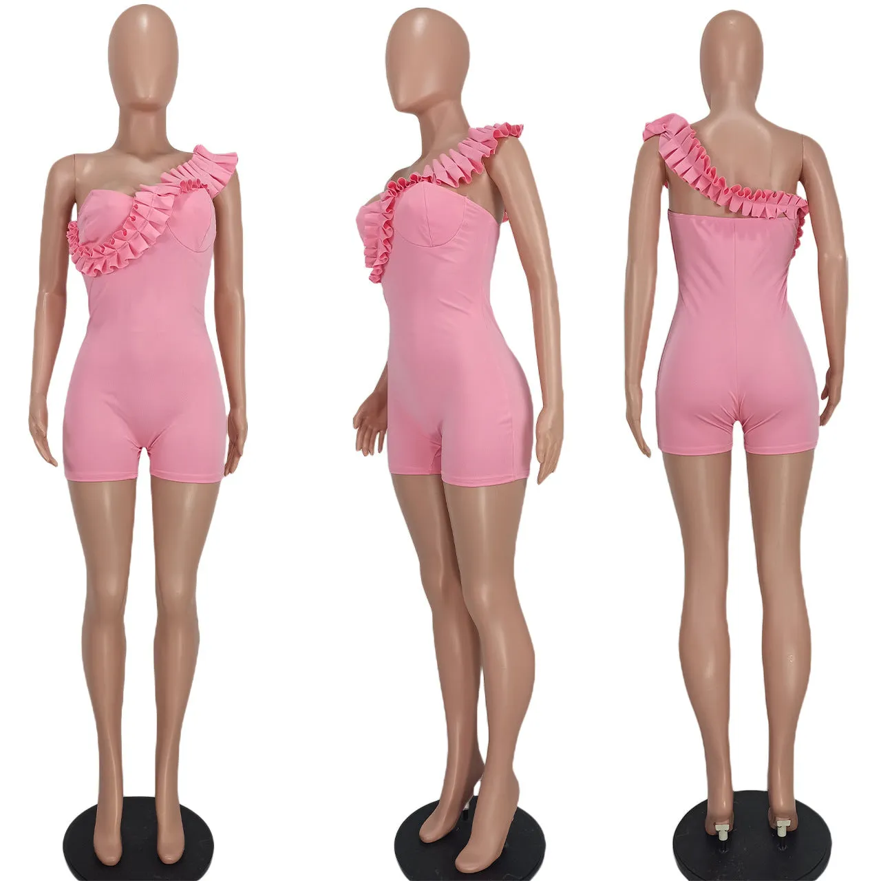 Sexy off-the-shoulder romper（AY2168）