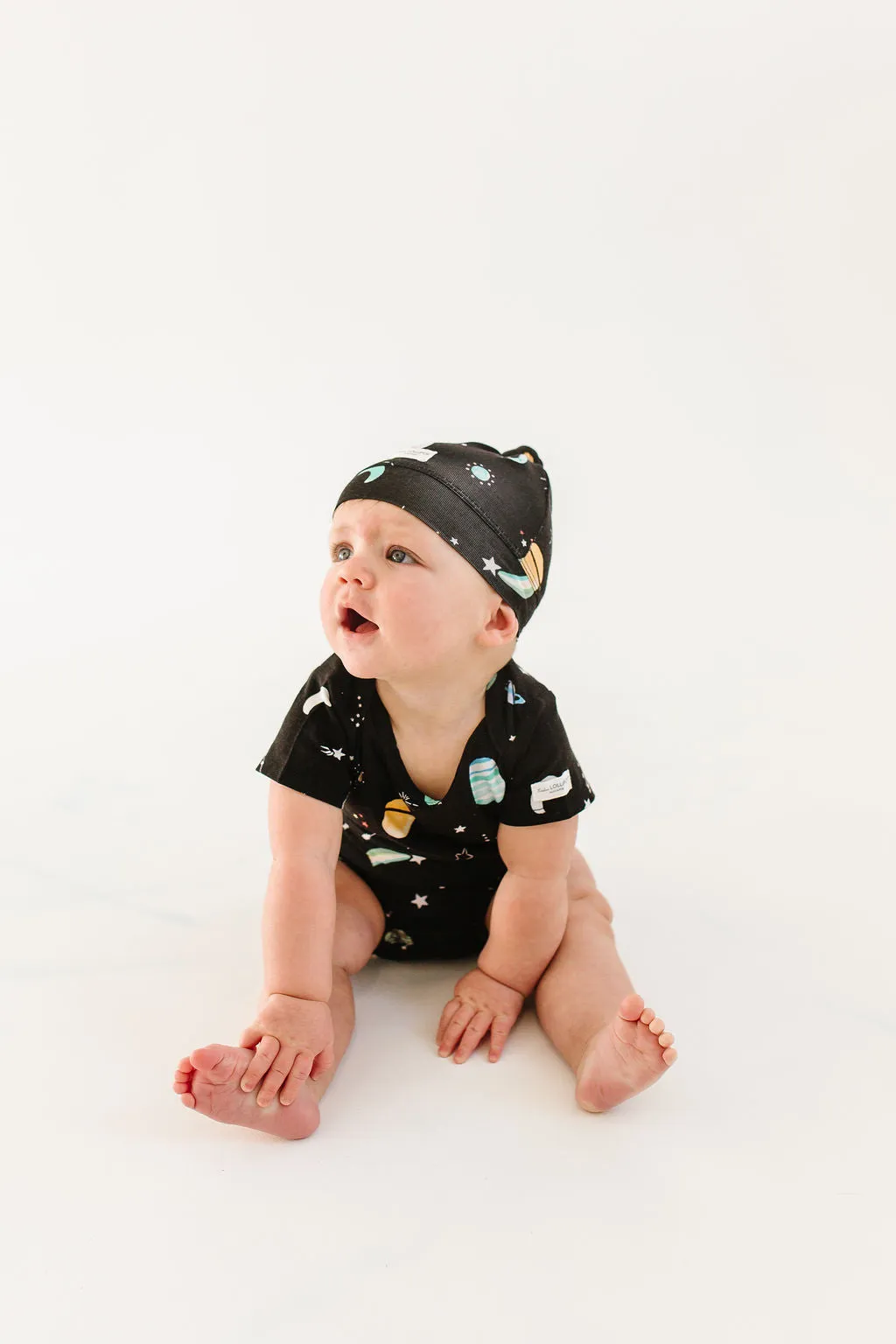 Short Sleeve Bodysuit - Planets