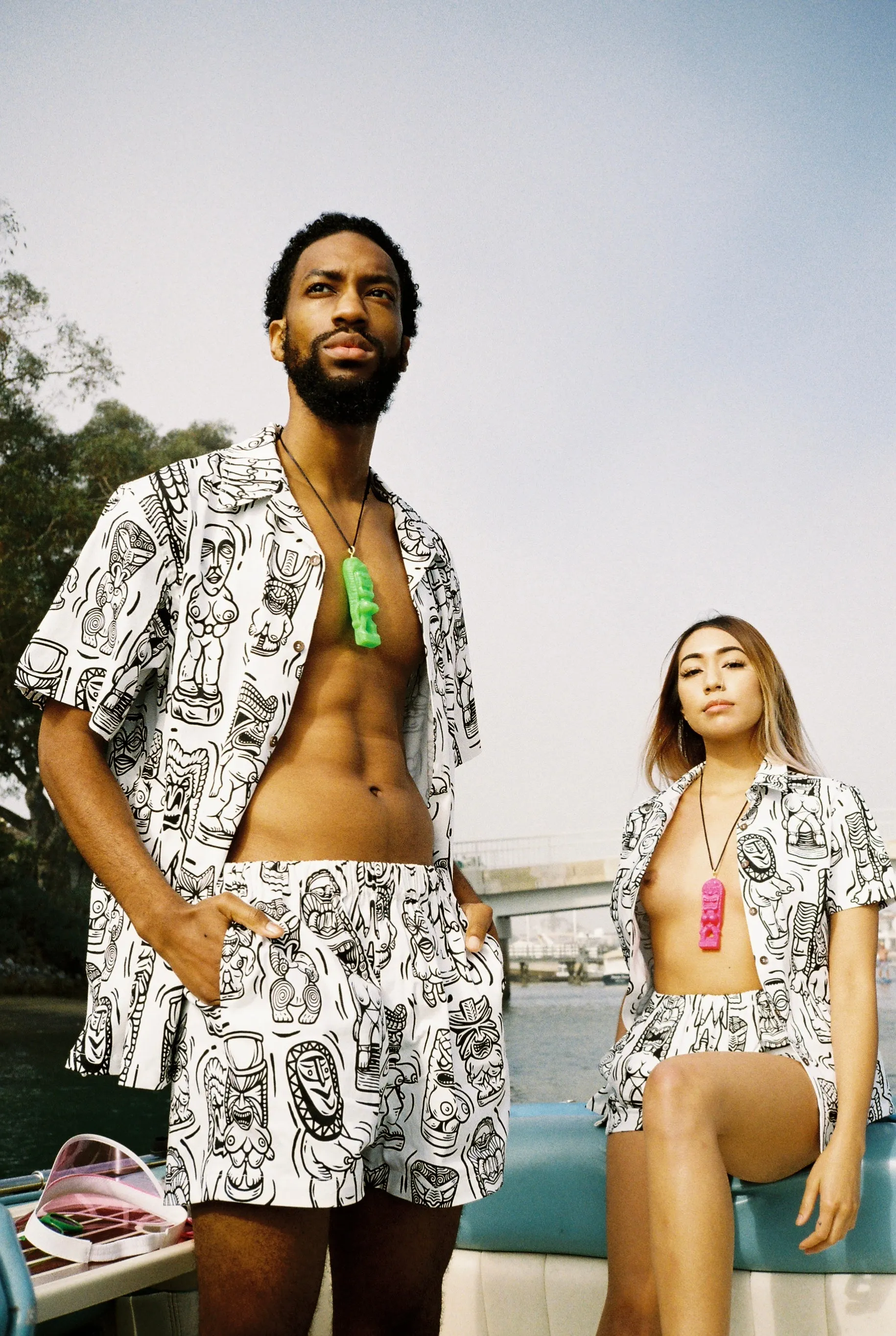 Show Me Your Tikis - Cabana Set (Unisex)
