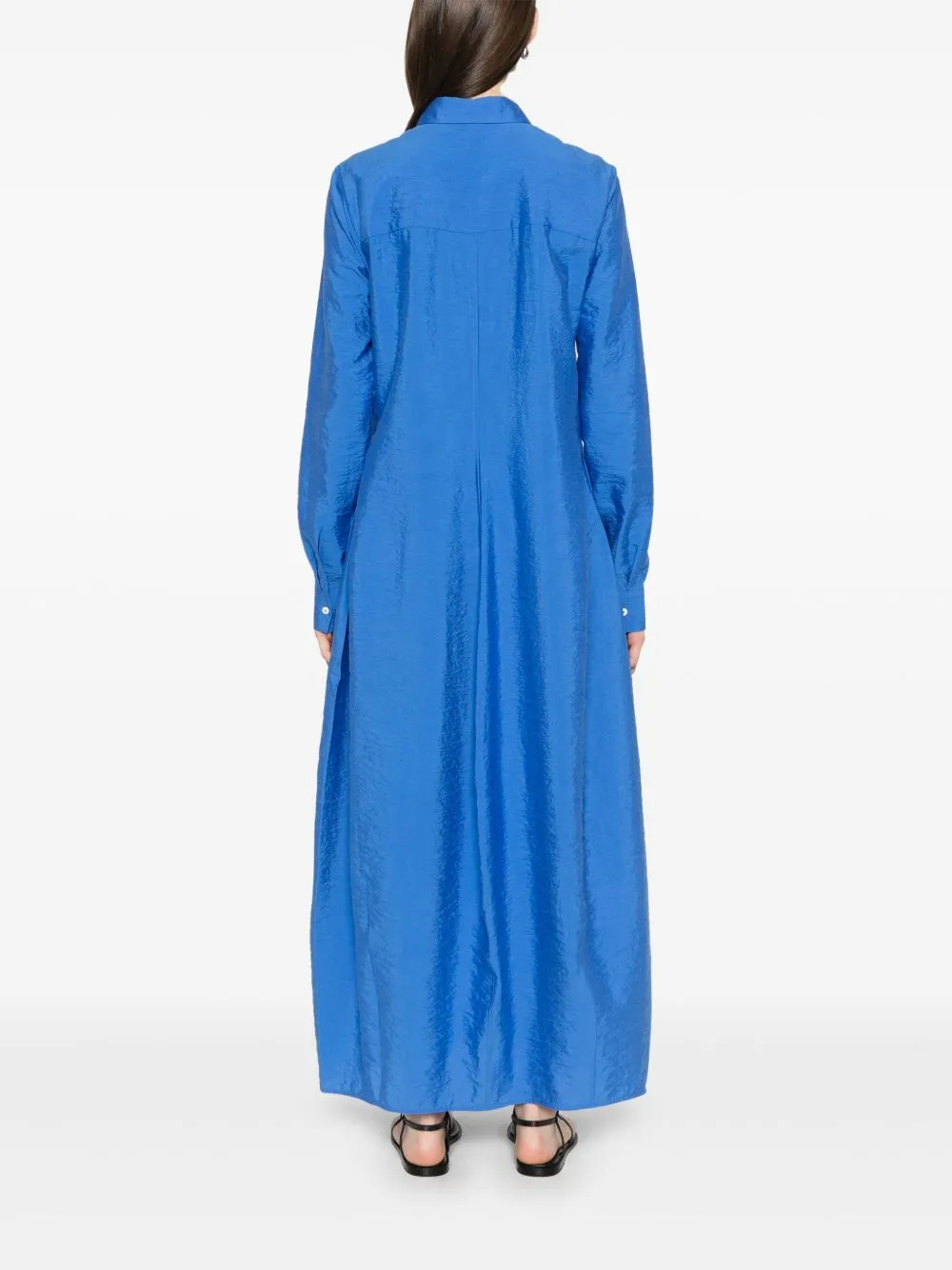 Silk chemisier dress