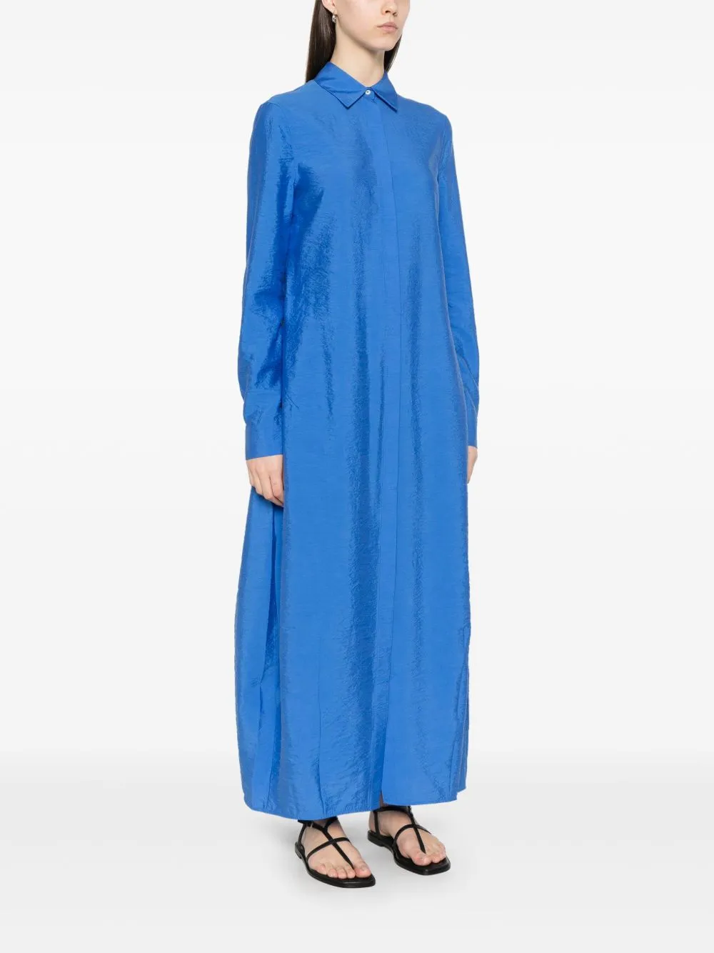 Silk chemisier dress