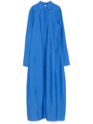 Silk chemisier dress