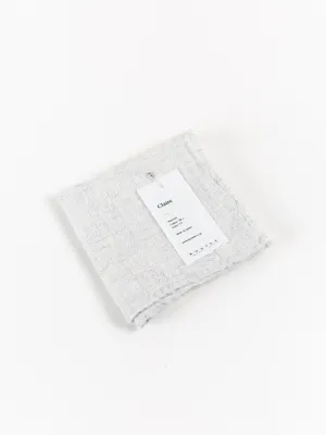 silver grey washcloth