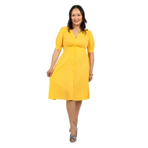Skyler - Solid Amber Yellow