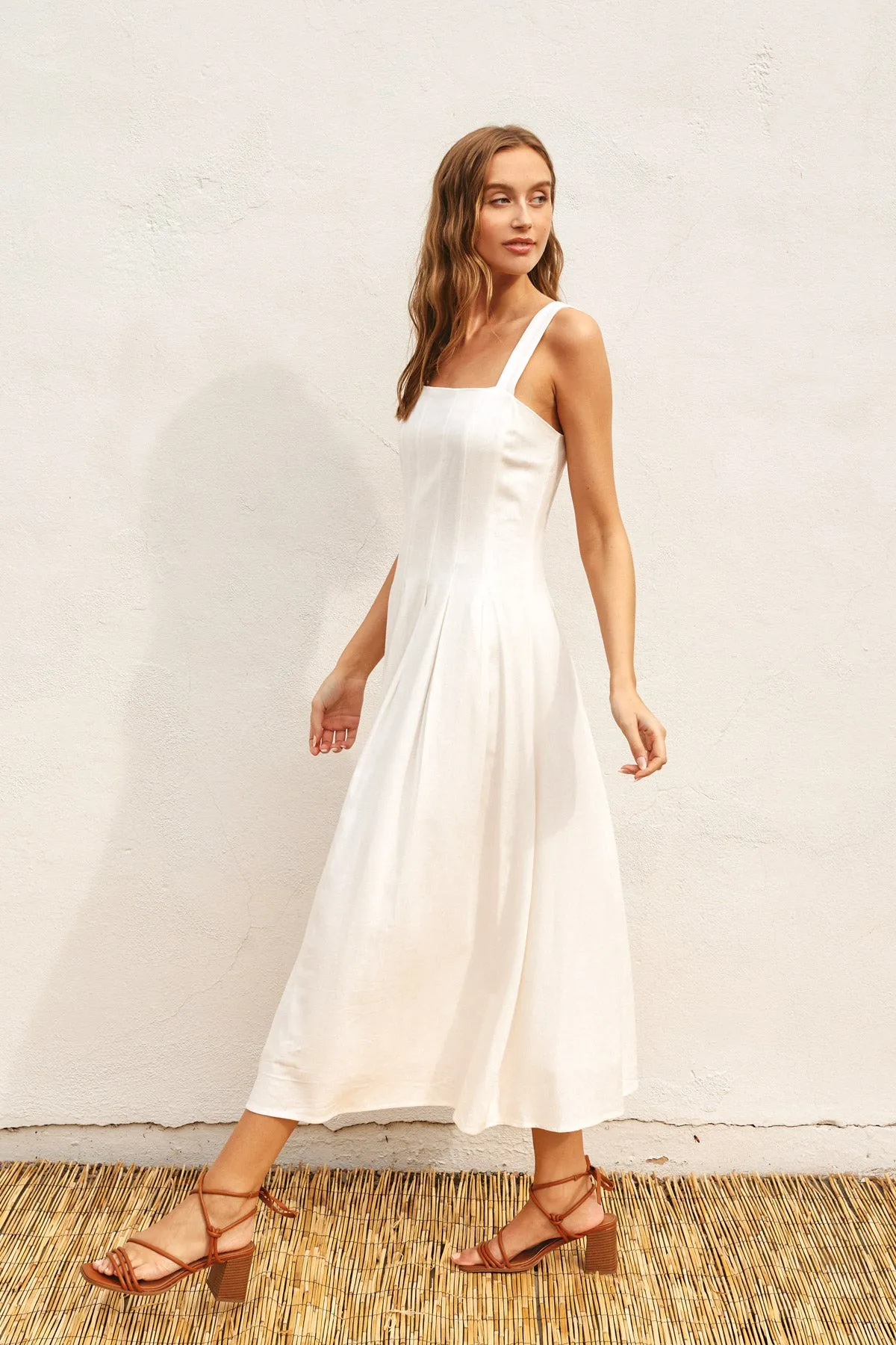 Sophia Seam Detail Maxi Dress