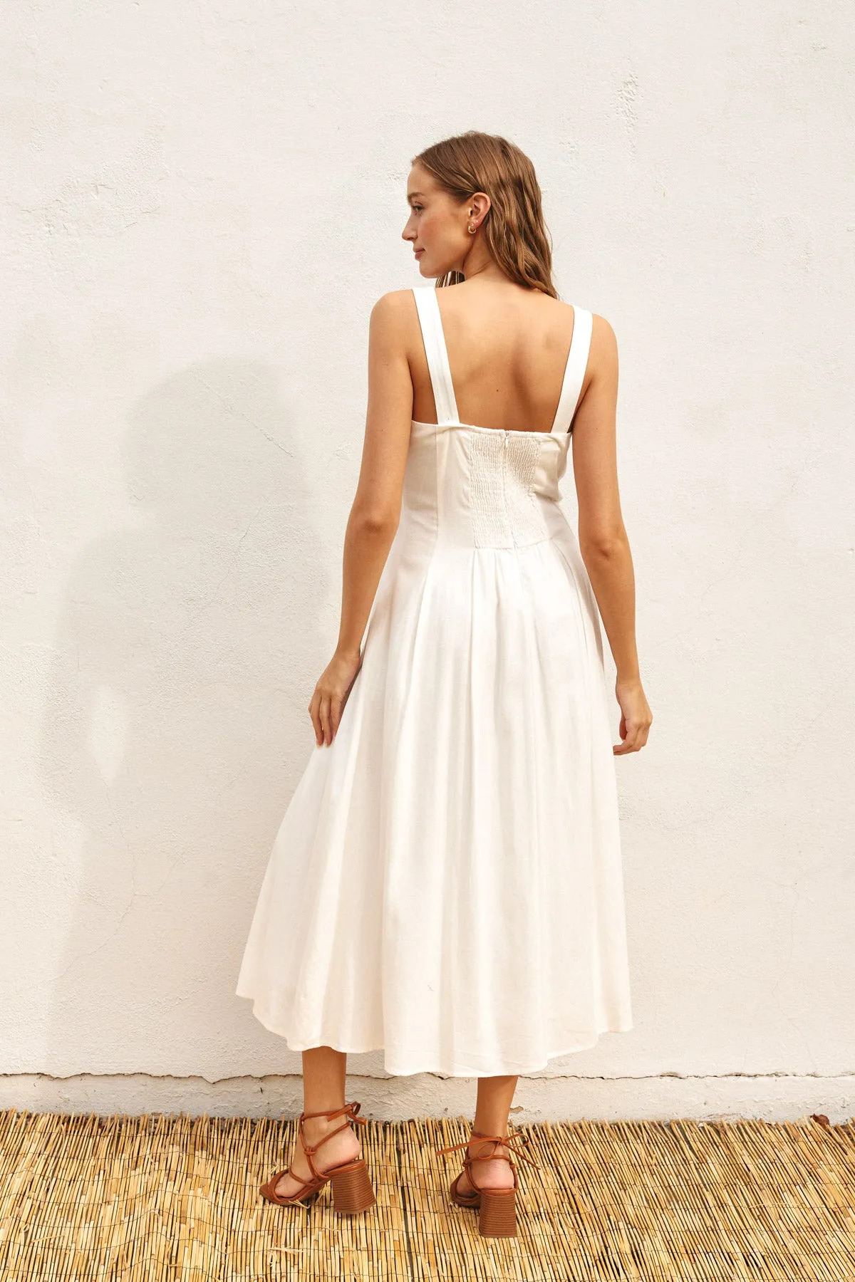 Sophia Seam Detail Maxi Dress