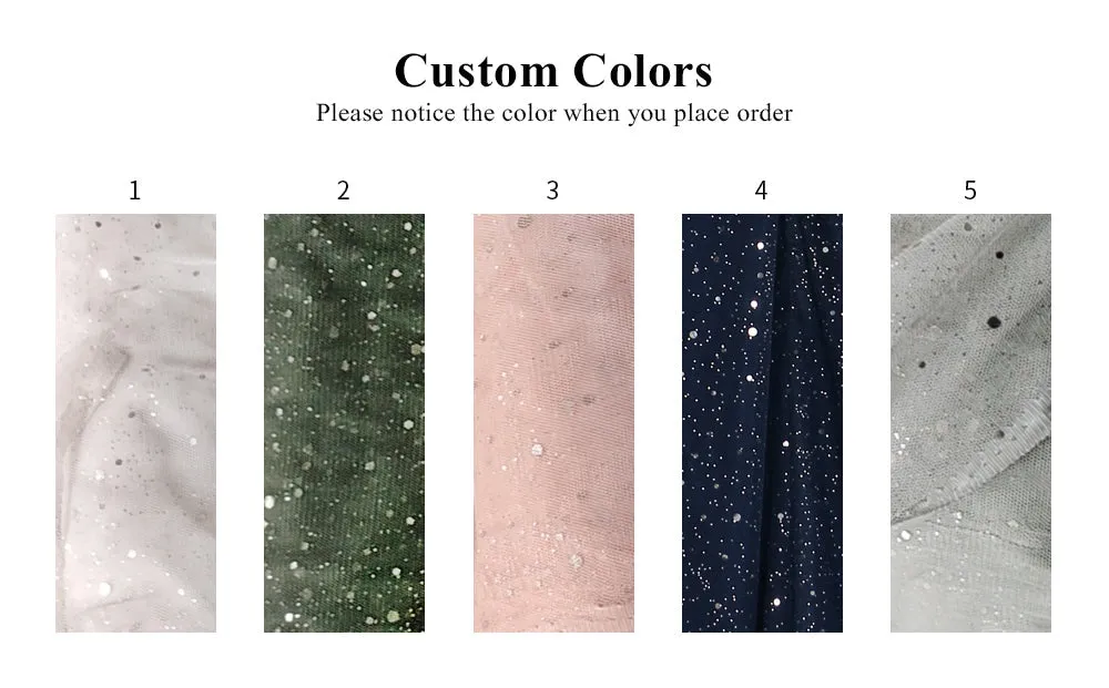 Sparkle Tulle Dress Starry Photography Gown Fashion Glitter Mesh Designer Prom Dress Long YEWEN YW010