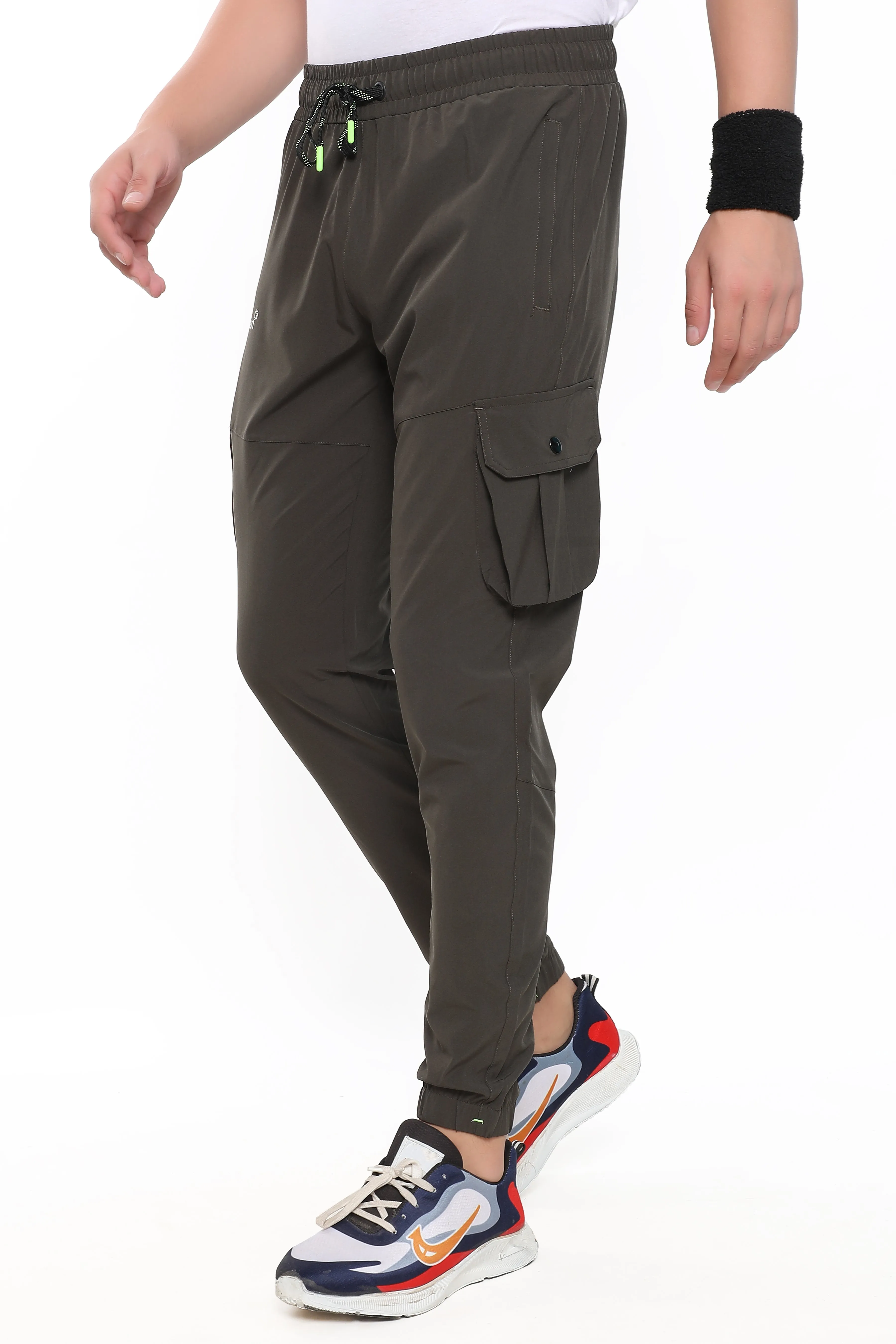 Sport Sun Dark Grey NS Lycra Cargo Jogger