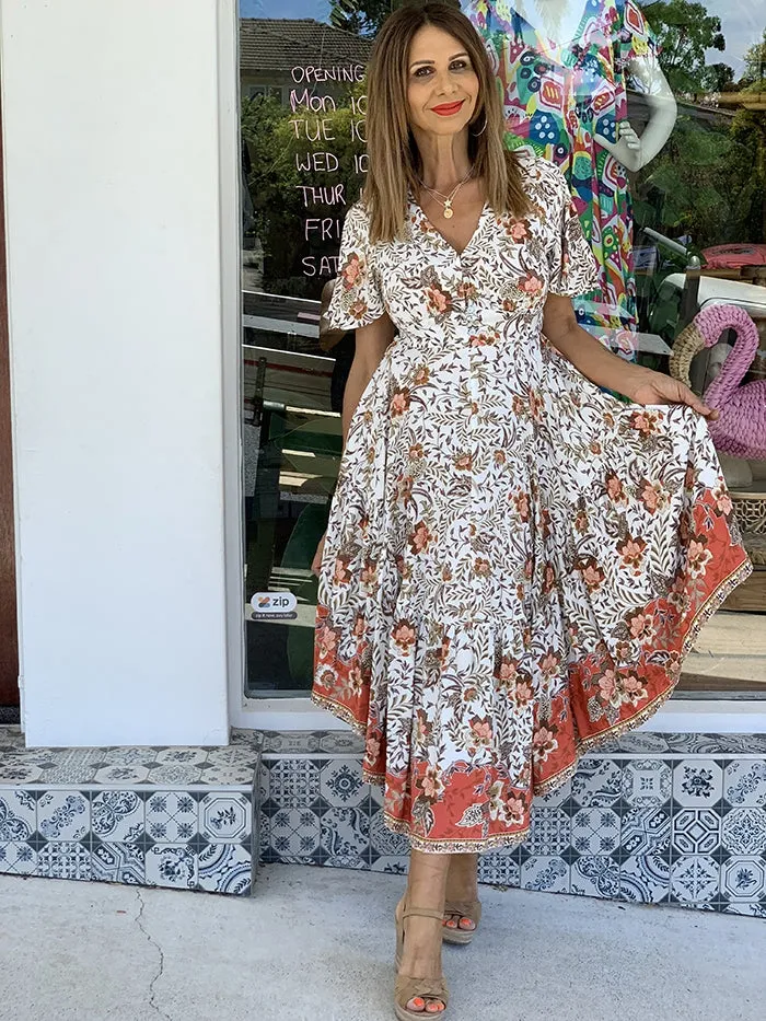 St Barts Dress - Floral