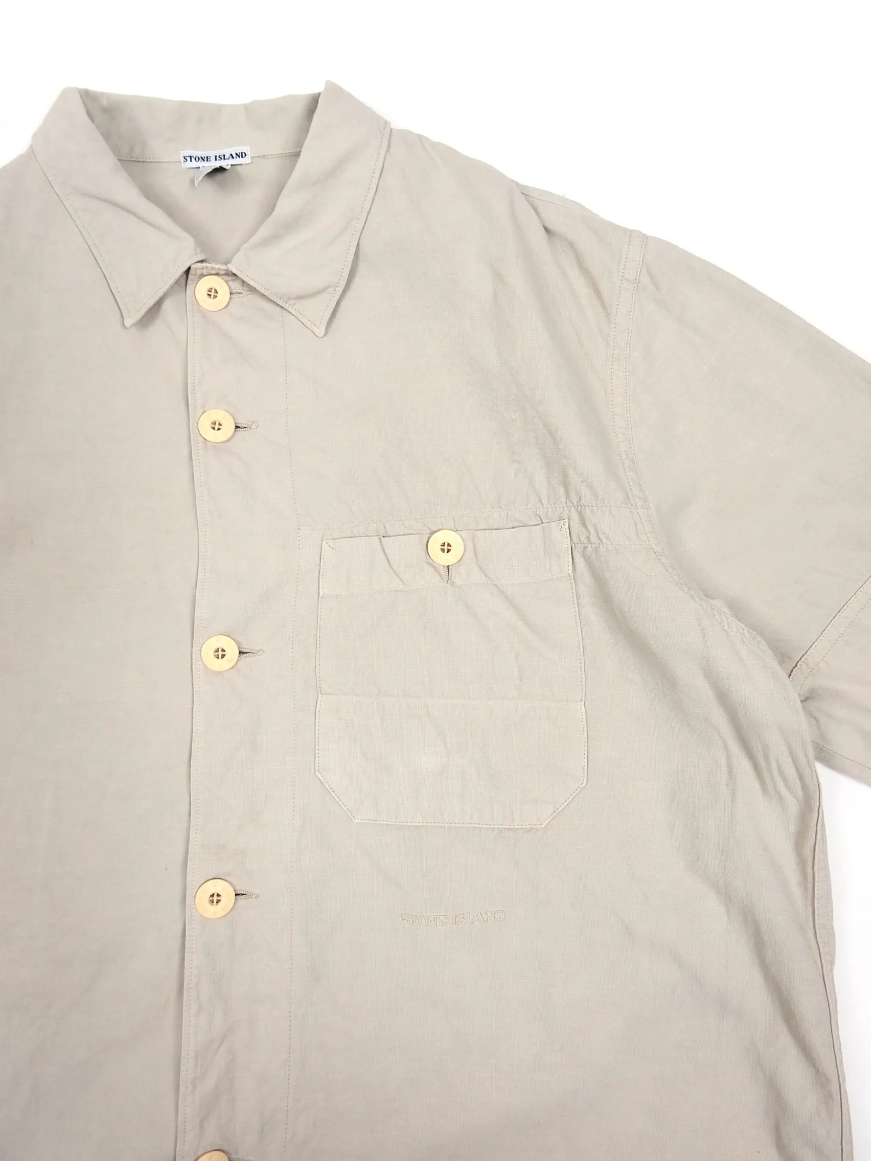 Stone Island SS 2002 SS Button Up Size XXL