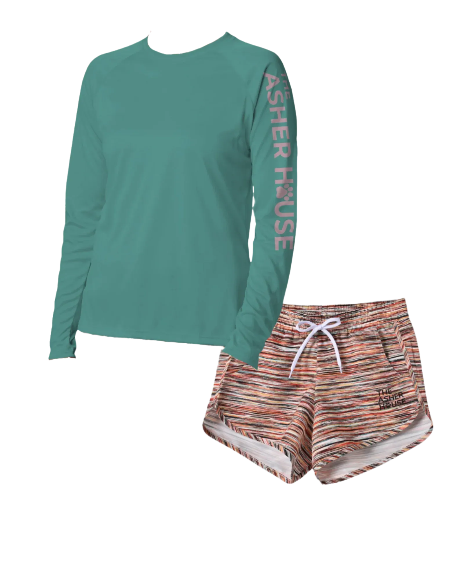 Sun Shirt & Board Shorts- Multicolor Bundle