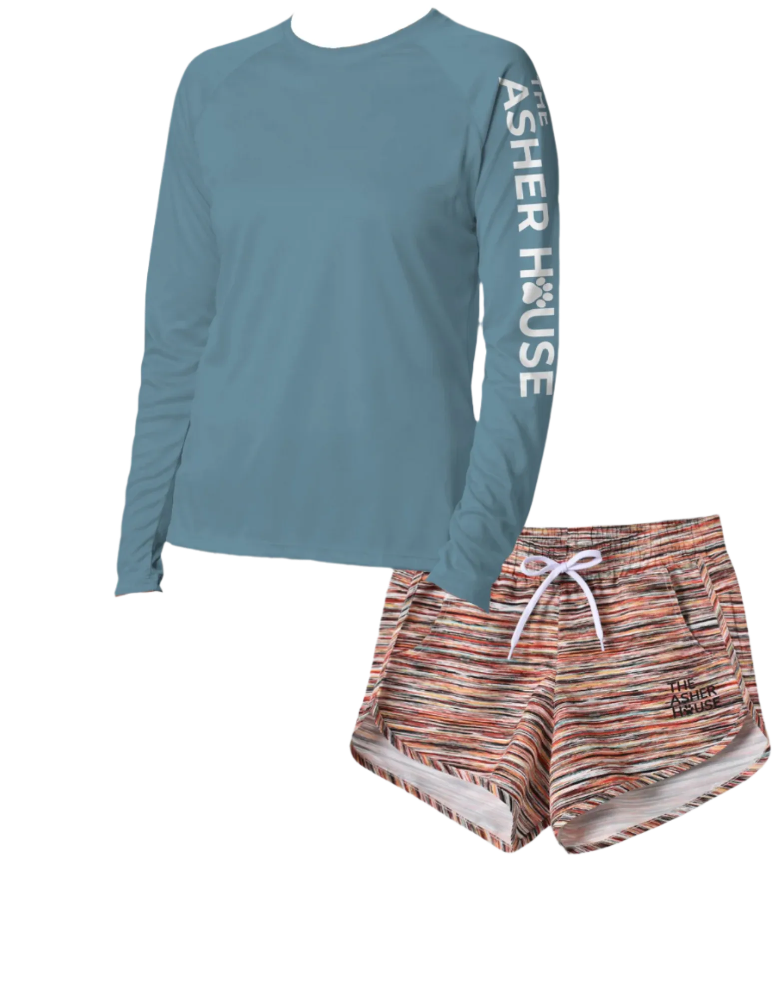 Sun Shirt & Board Shorts- Multicolor Bundle