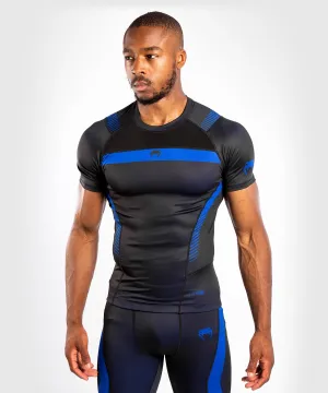T-shirt a compressione Venum No Gi 3.0 - Maniche corte - Nero/Blu