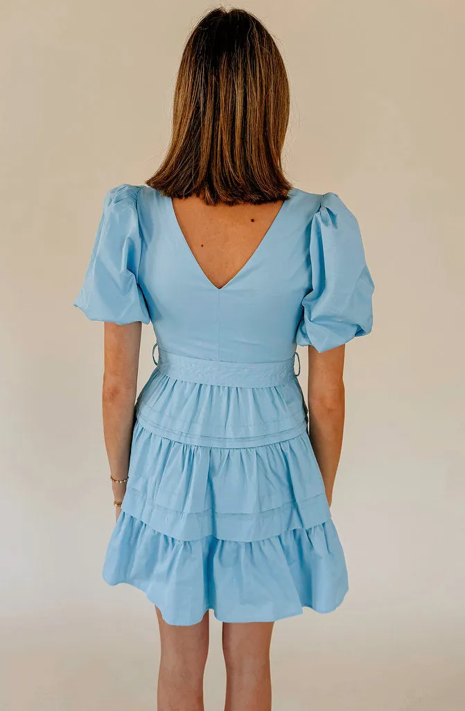 TAKE ME AWAY TIE FRONT DRESS
