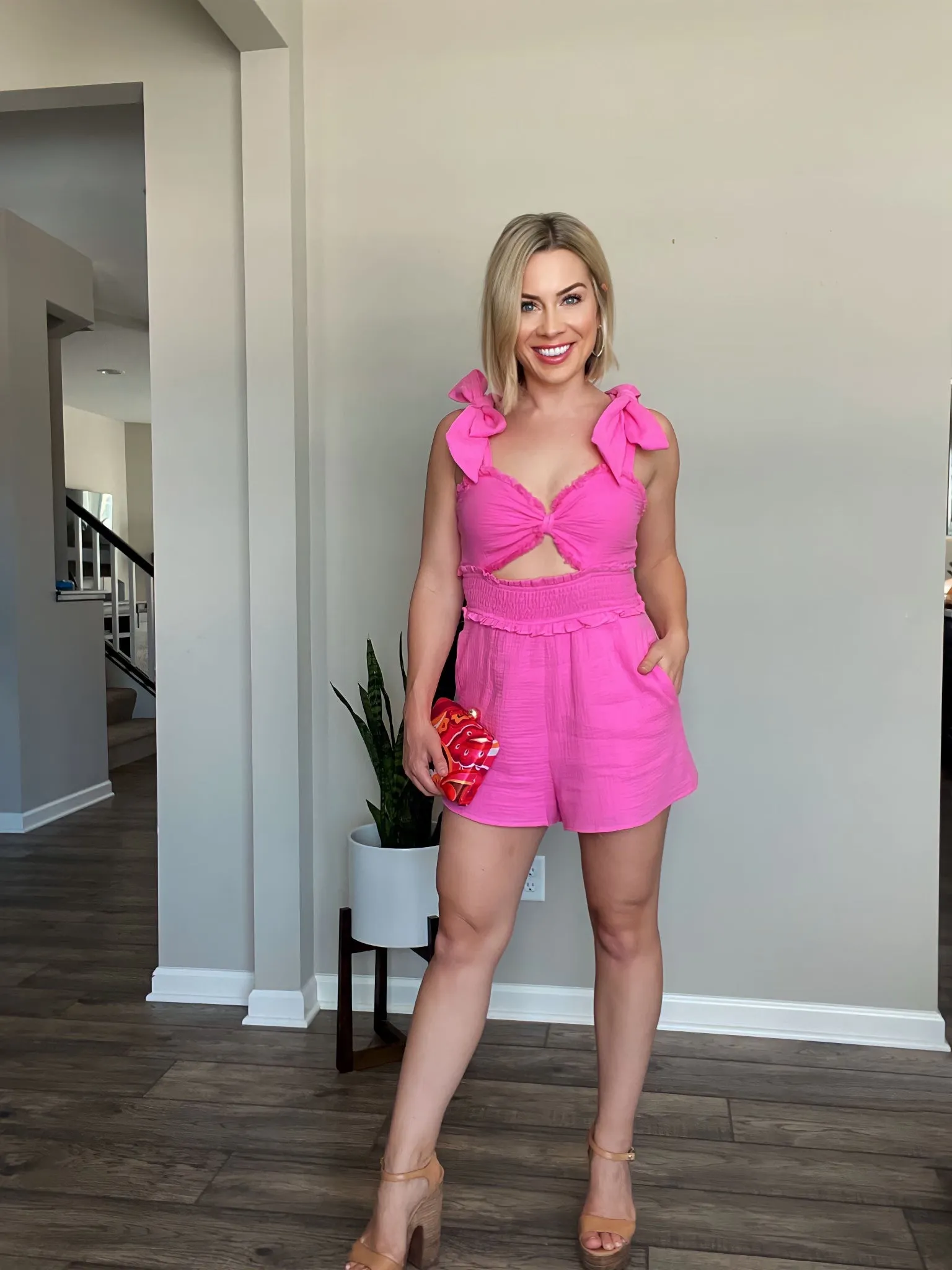 The Piper Pink Romper