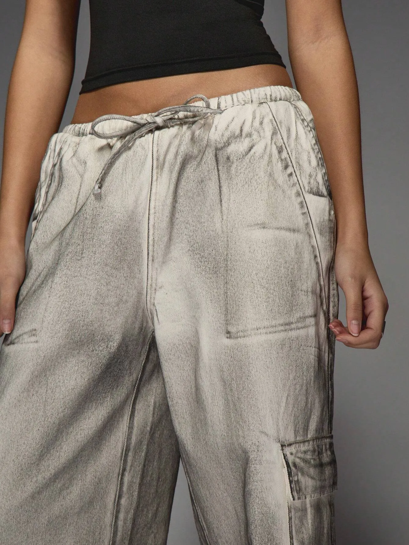 Trendy Oil-Washed Cargo Pants | Stylish Utility Trousers for Any Look