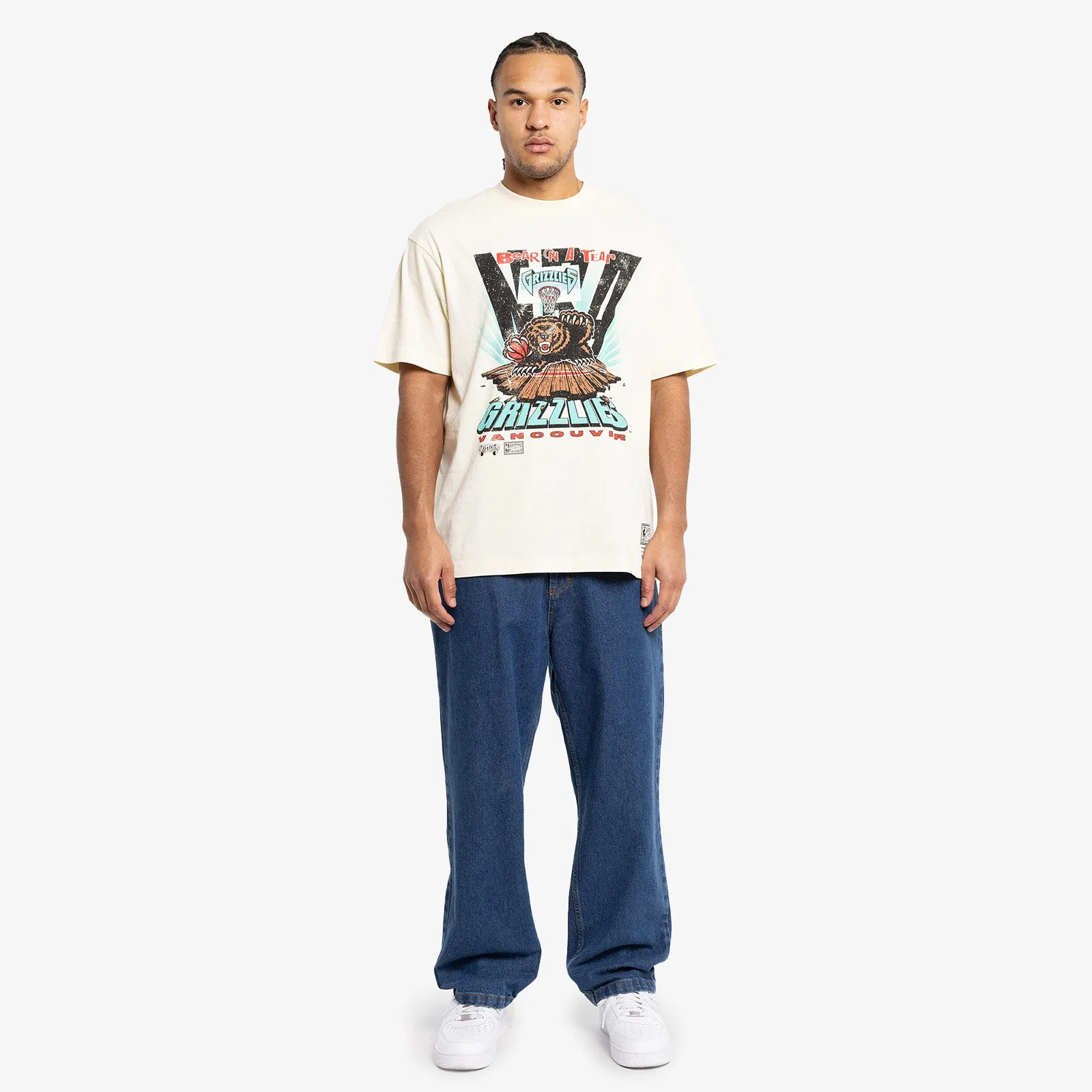 Vancouver Grizzlies Bear On The Tear Tee - Cream