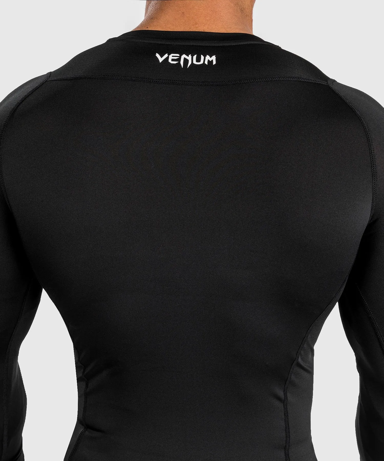 Venum Attack Heren Lange mouwen Rashguard - Zwart/Grijs