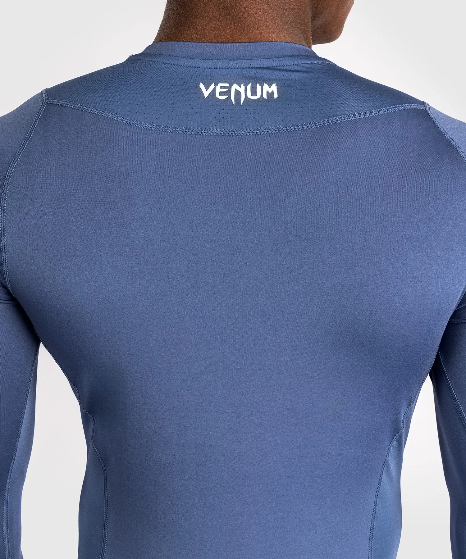 Venum Attack Rashguard a Maniche Lunghe da Uomo - Blu navy