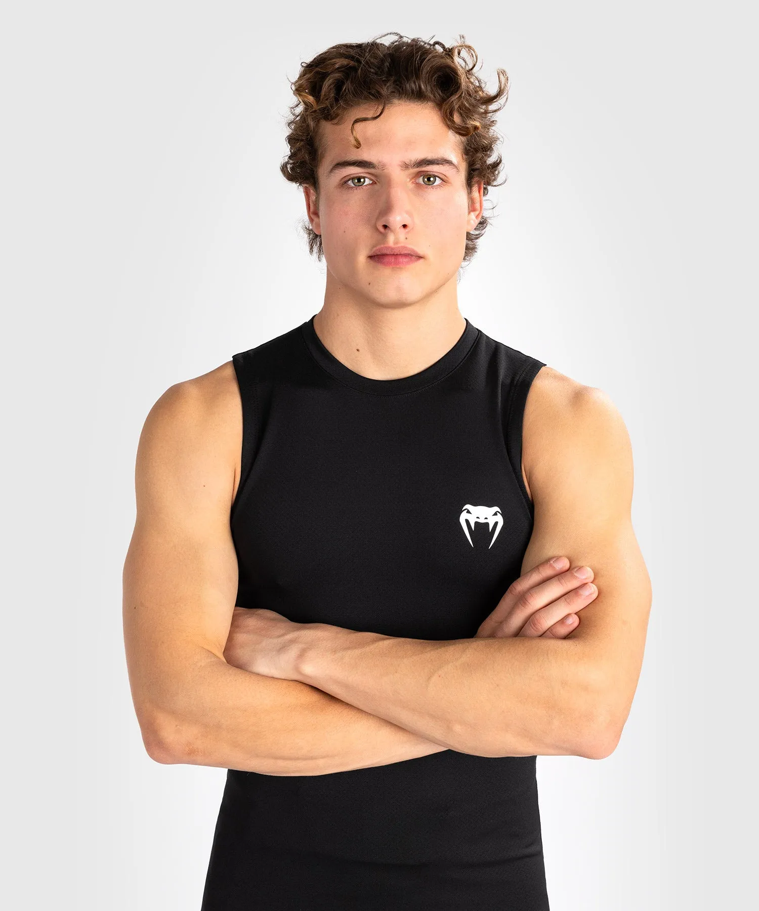 Venum Contender Heren mouwloze beschermer - Zwart/Wit