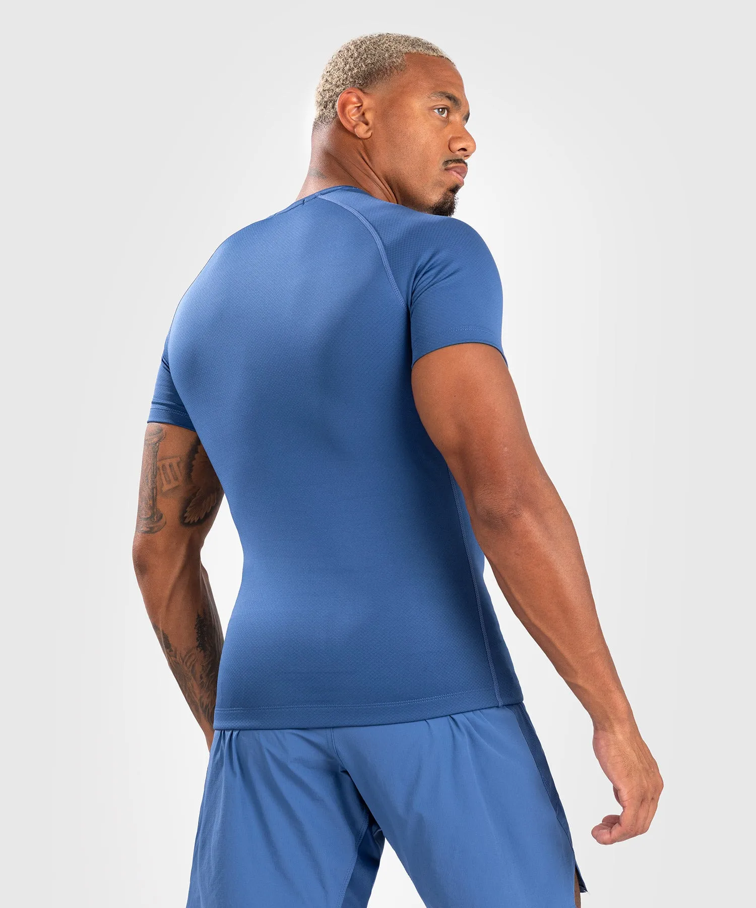 Venum Contender Rashguard a manica corta da uomo - Blu