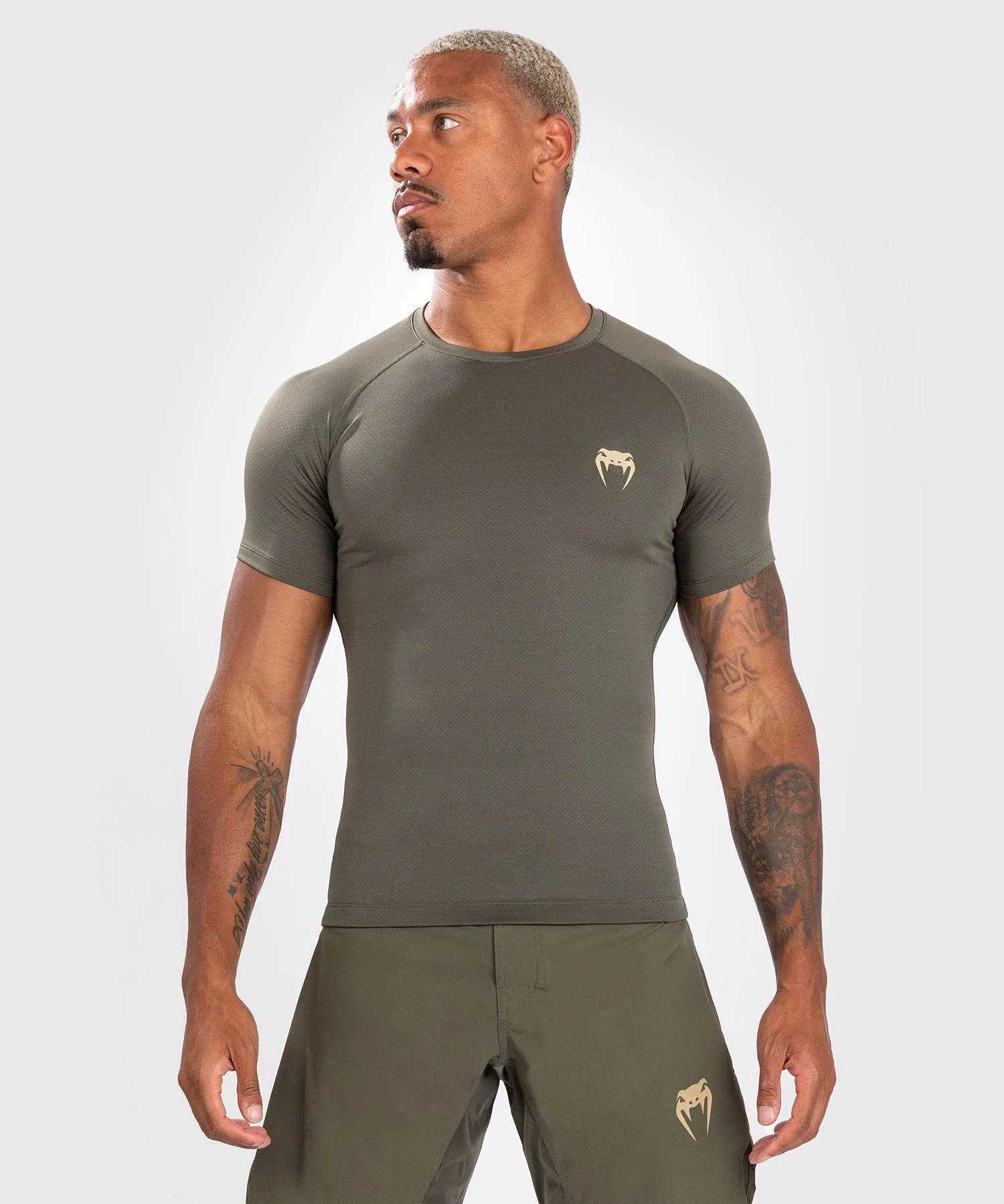Venum Contender Rashguard a manica corta da uomo - Cachi