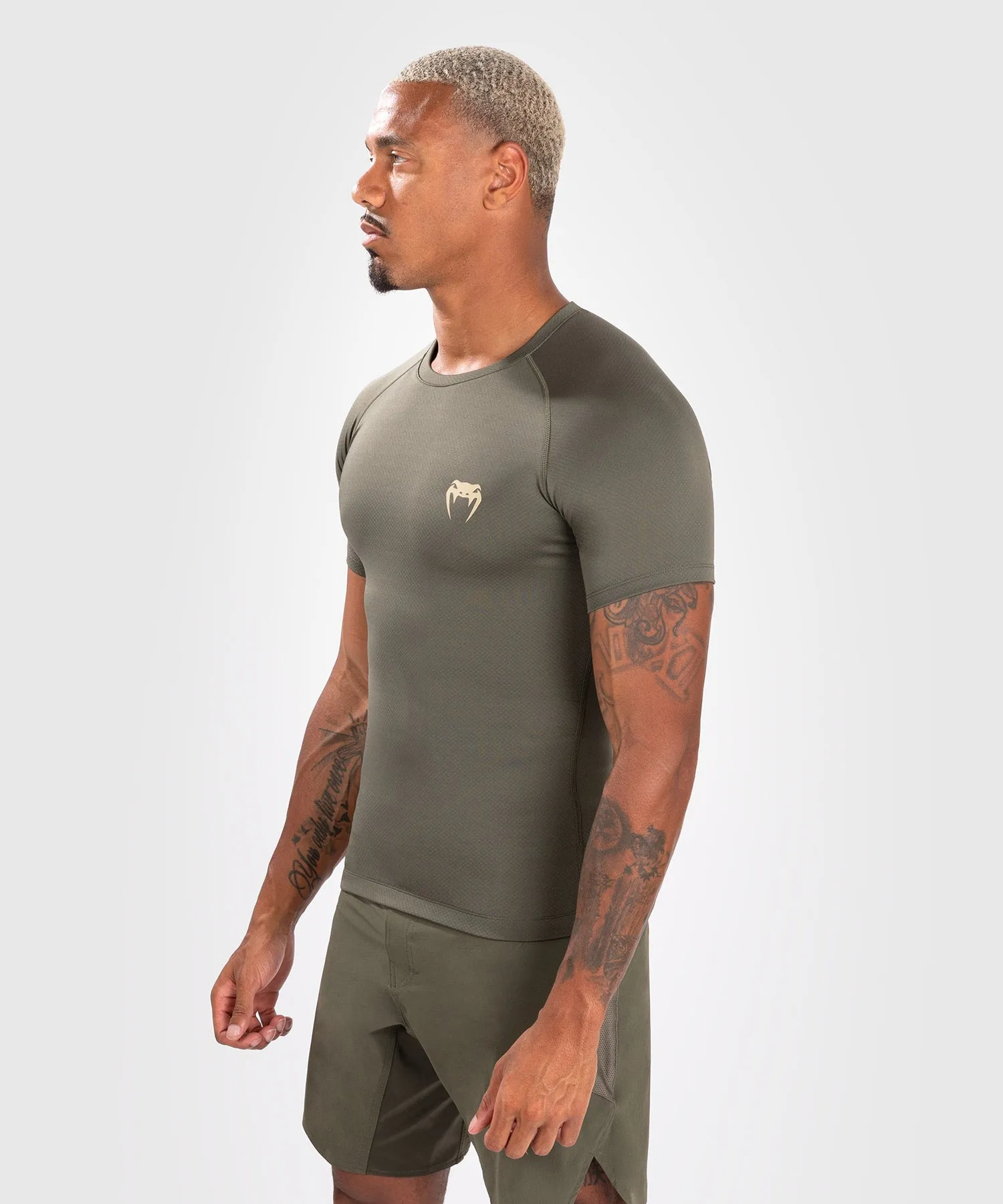 Venum Contender Rashguard a manica corta da uomo - Cachi