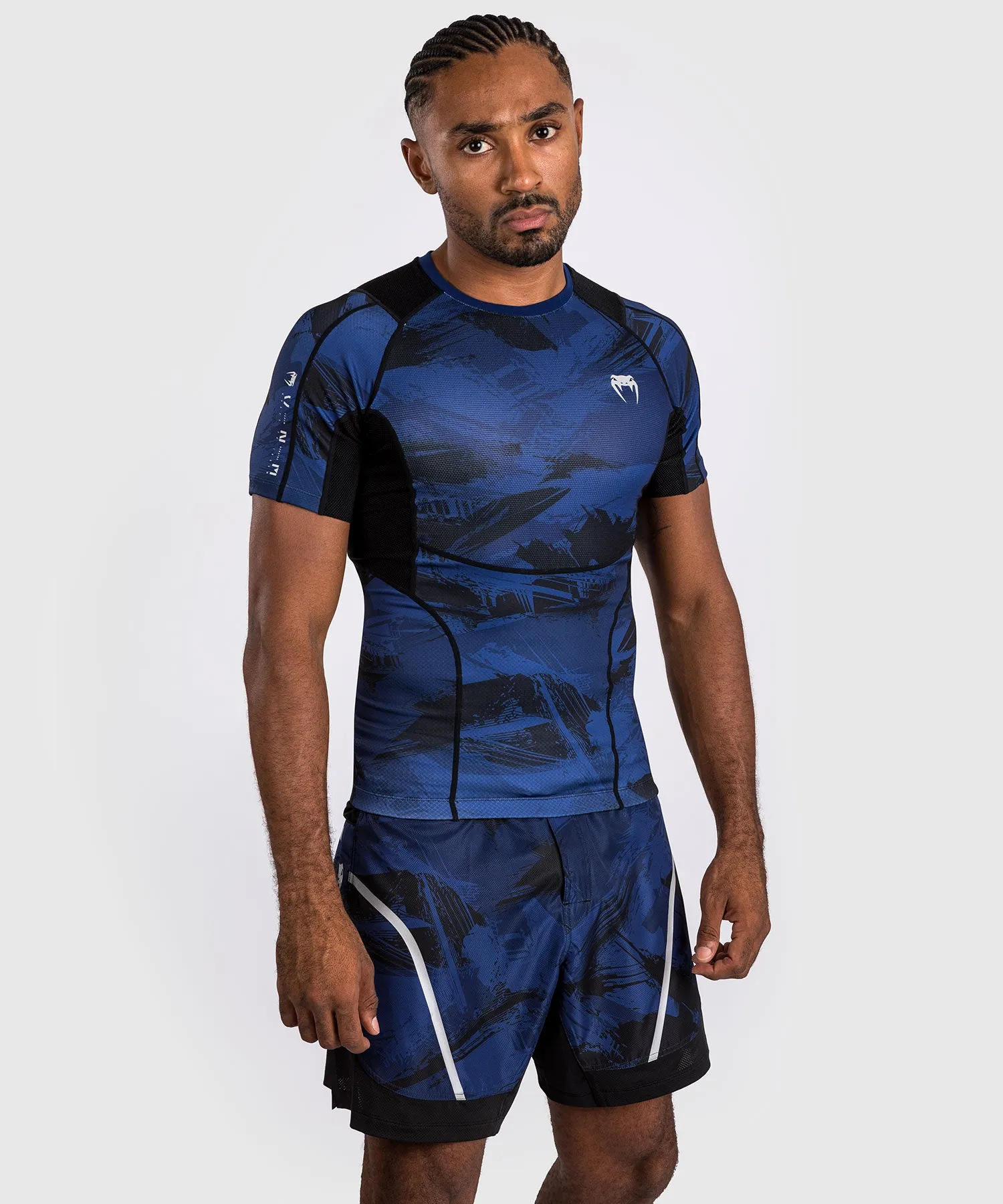 Venum Electron 3.0  Rashguard a manica corta - Blu navy