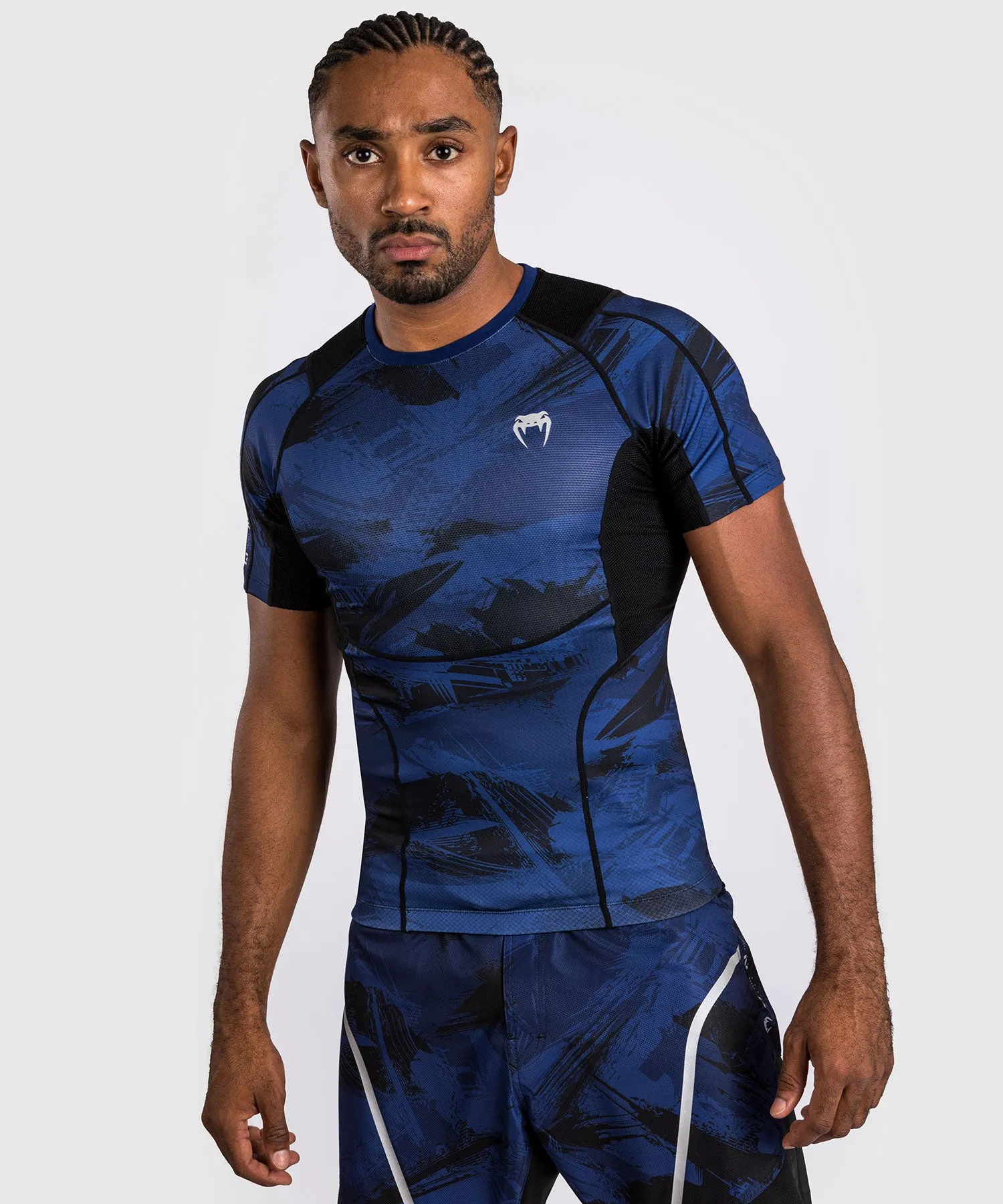 Venum Electron 3.0  Rashguard a manica corta - Blu navy