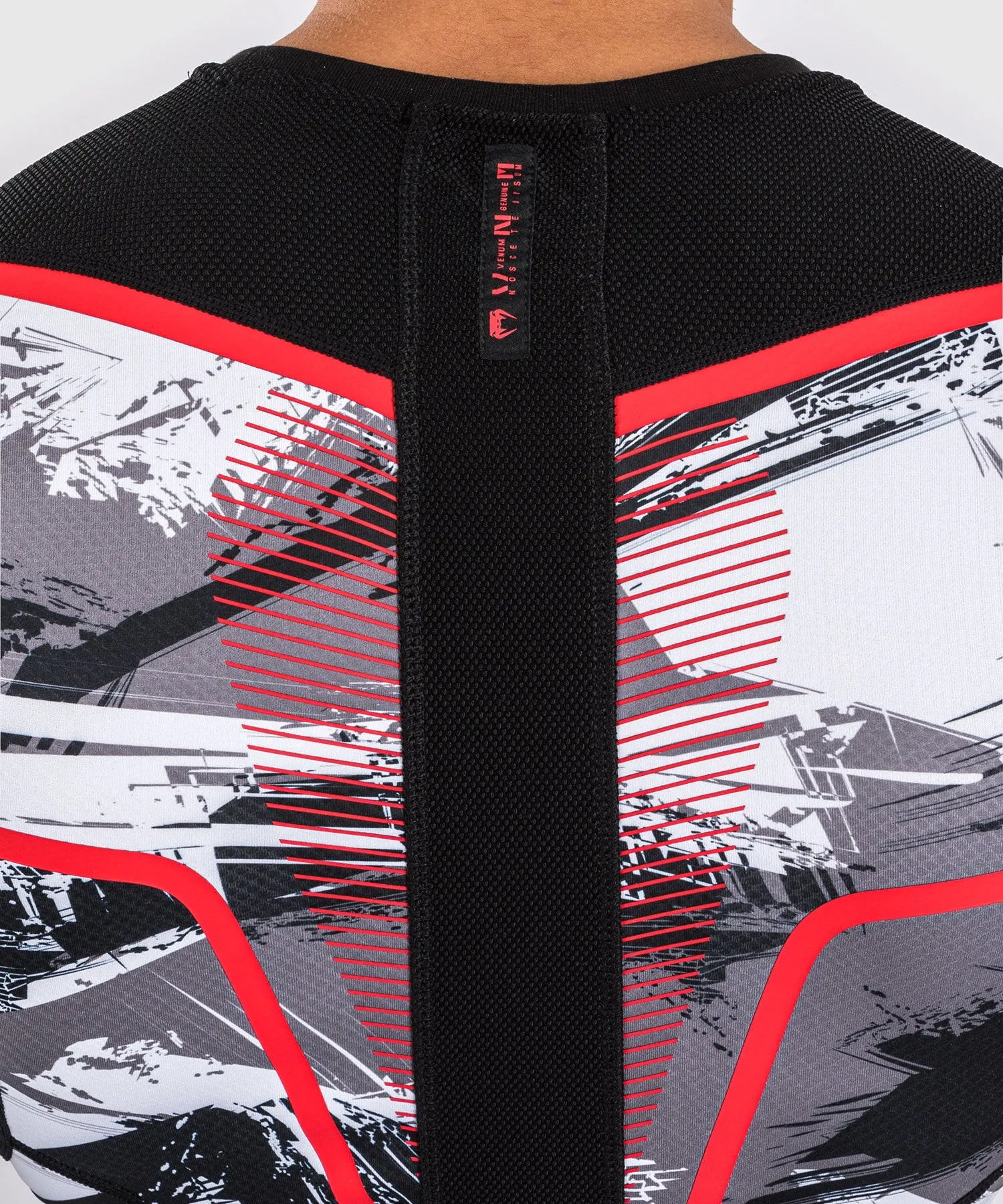 Venum Electron 3.0 Rashguard a manica lunga - Grigio/Rosso