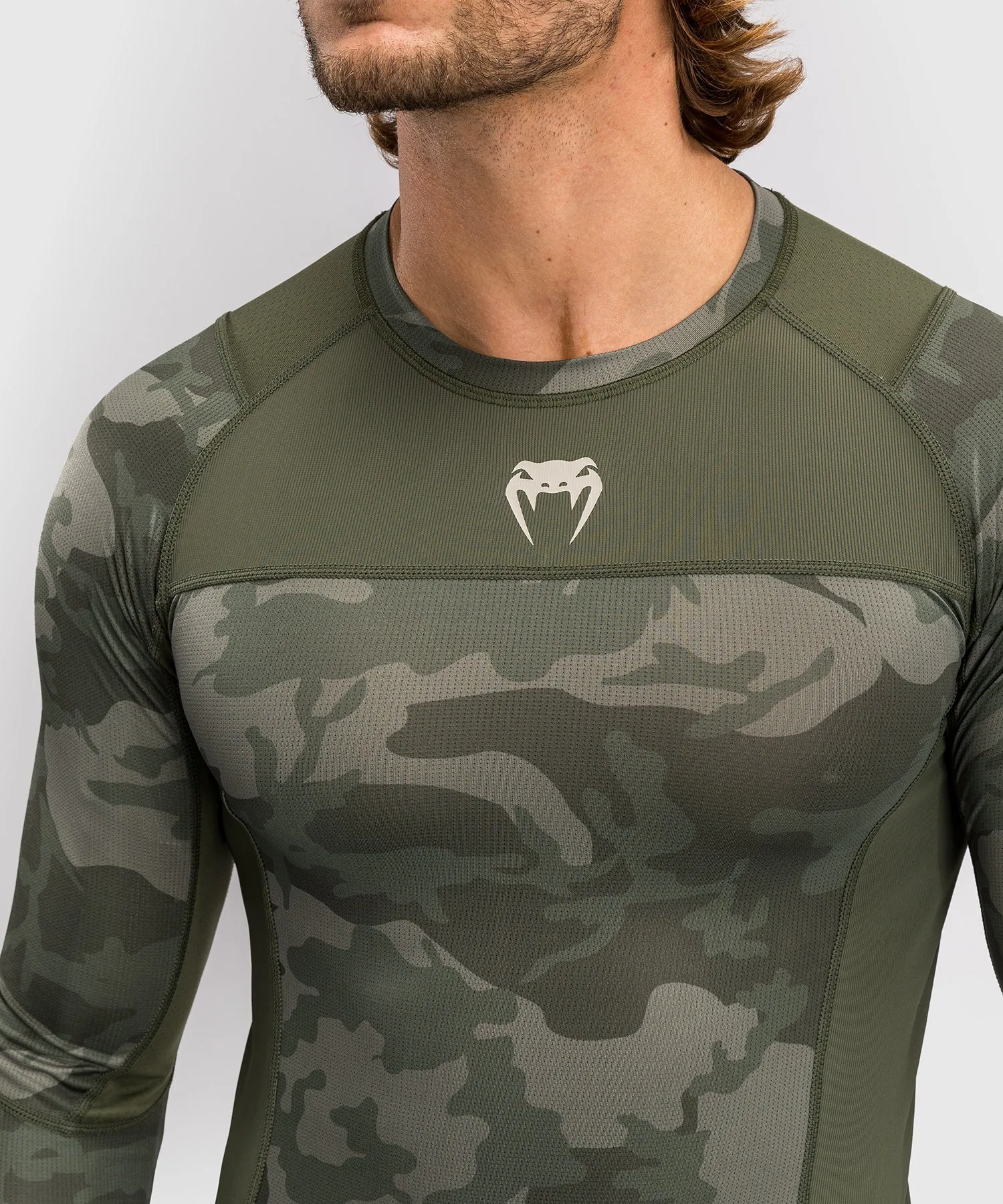 Venum G-Fit Air Lange Mouw Rashguard Heren - Legergroen