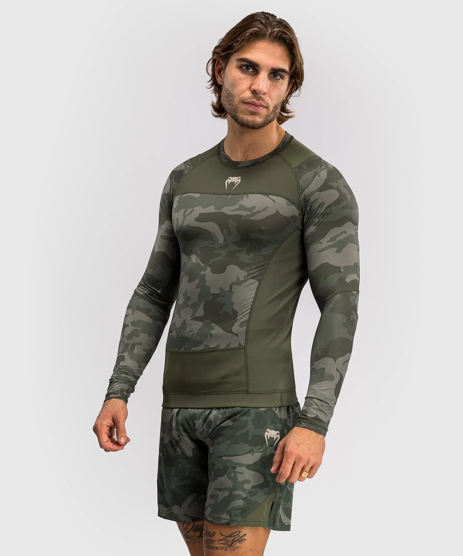 Venum G-Fit Air Lange Mouw Rashguard Heren - Legergroen