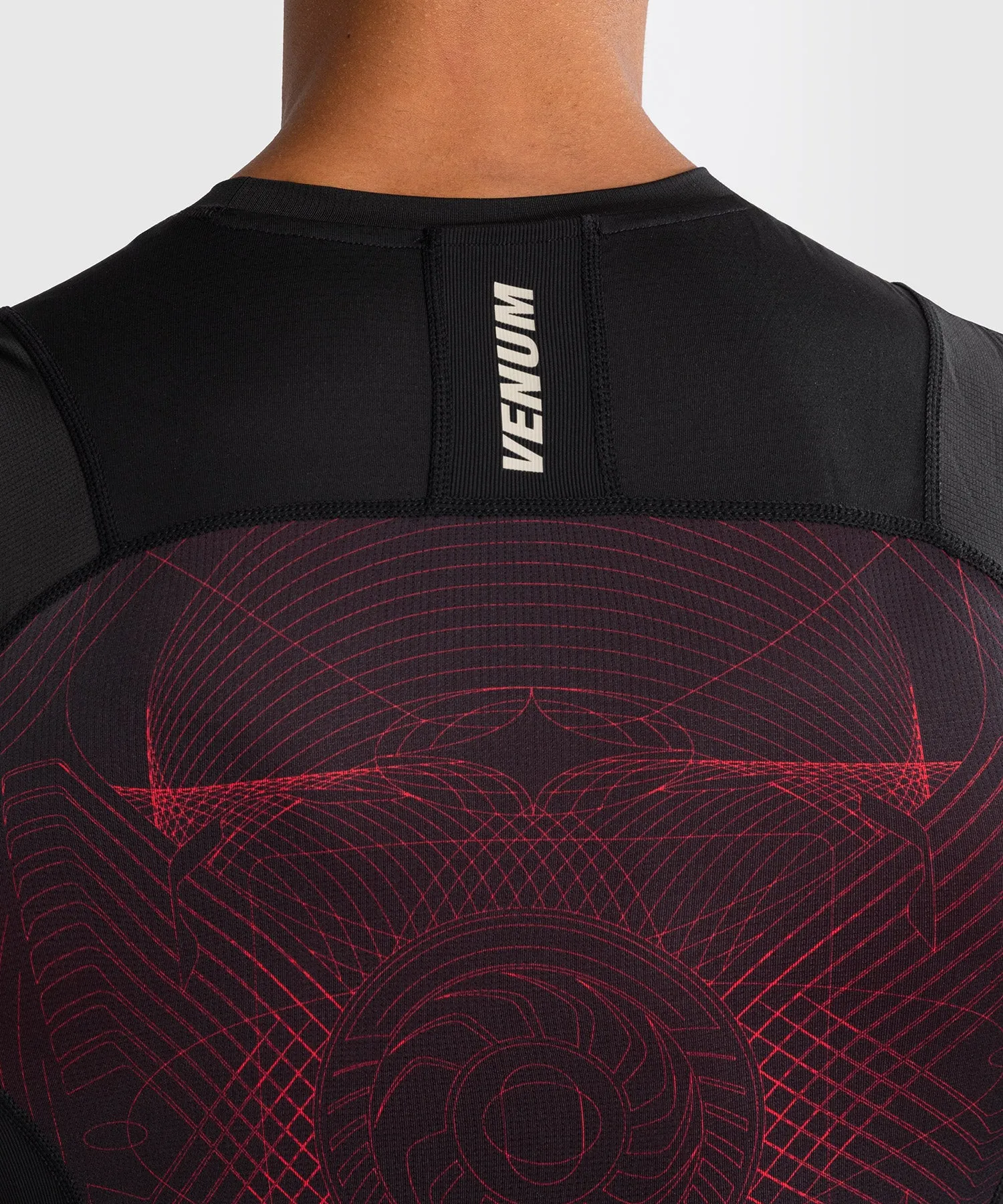 Venum G-Fit Air Mouwloze Rashguard Heren - Diepzwart / Vuurrood