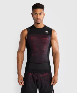 Venum G-Fit Air Mouwloze Rashguard Heren - Diepzwart / Vuurrood
