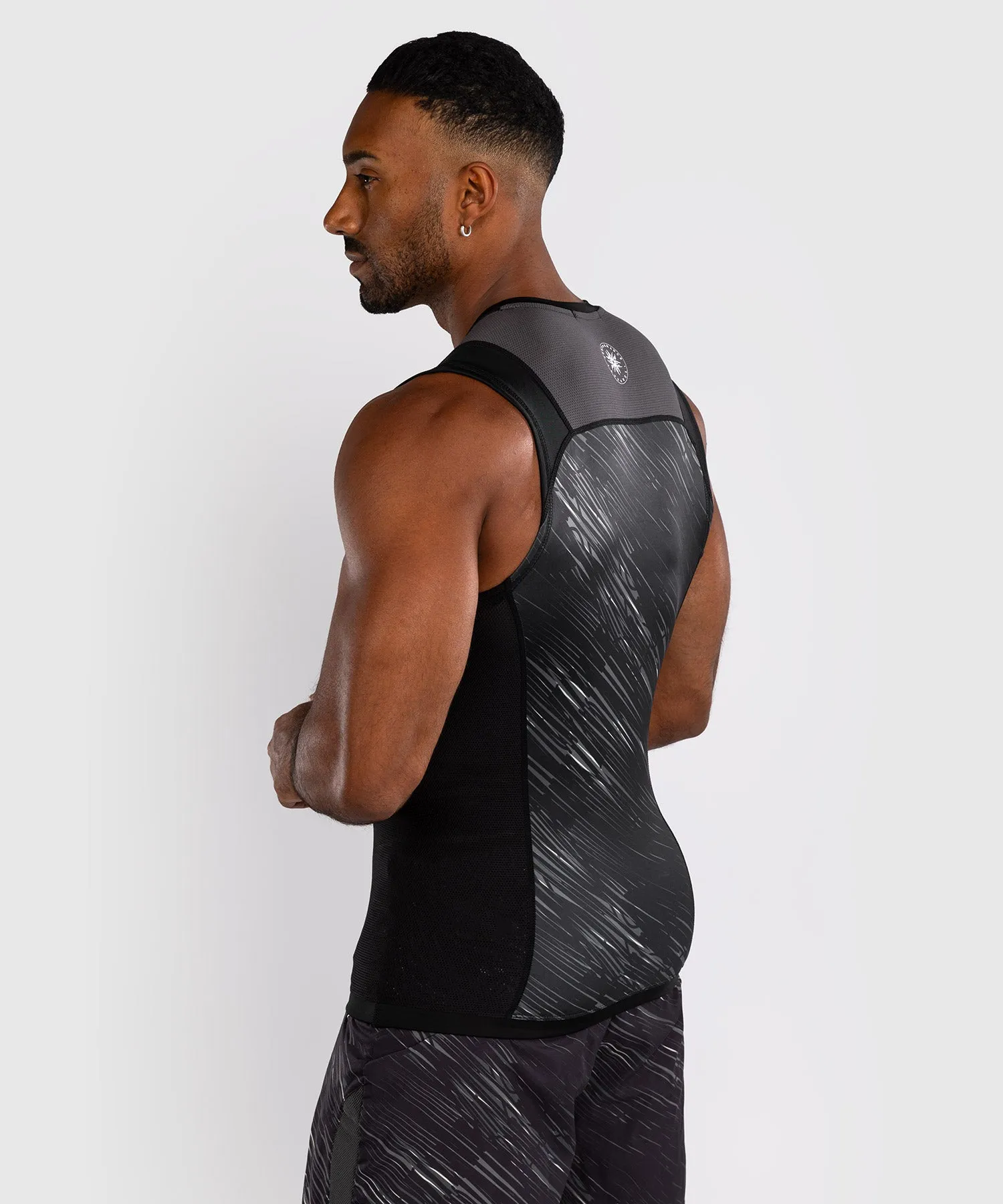 Venum Rapid Rashguard Senza Maniche - Nero/Grigio Tempesta