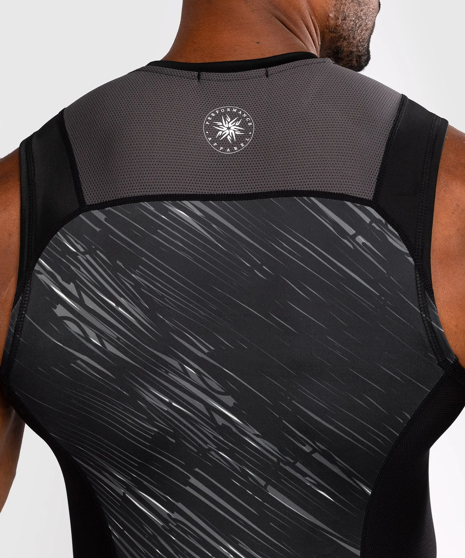 Venum Rapid Rashguard Senza Maniche - Nero/Grigio Tempesta