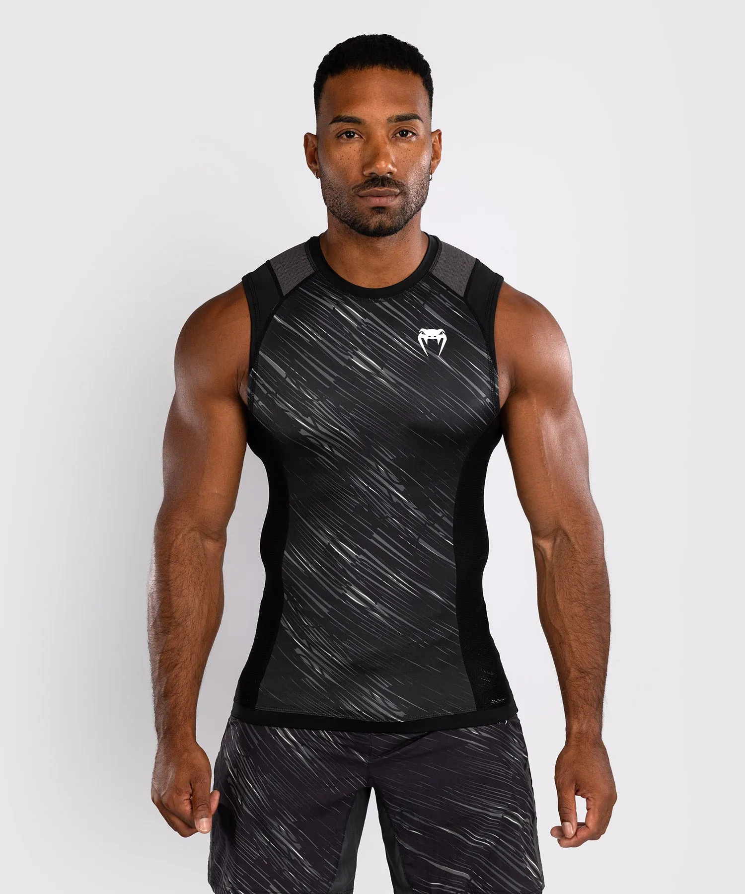 Venum Rapid Rashguard Senza Maniche - Nero/Grigio Tempesta