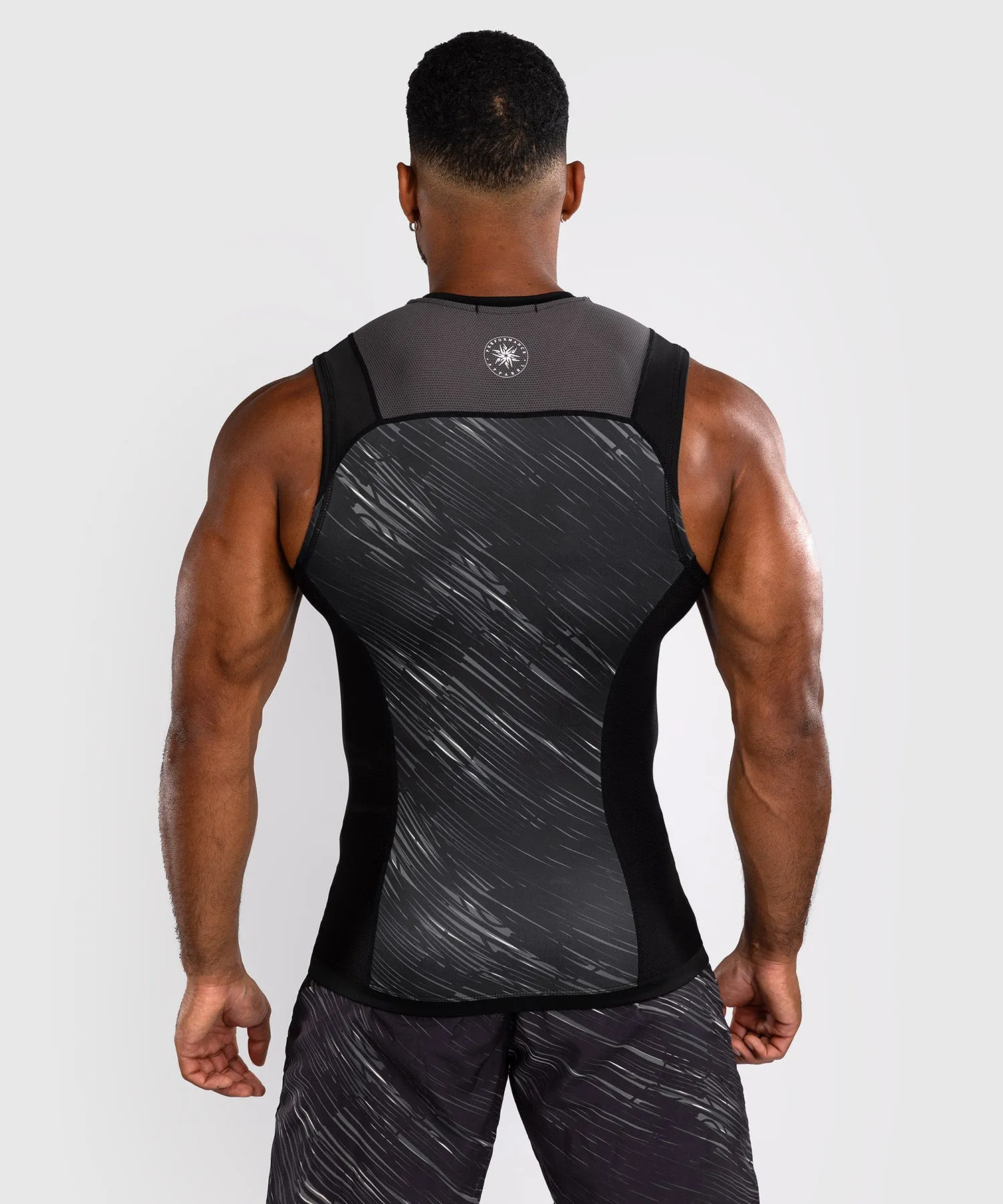 Venum Rapid Rashguard Senza Maniche - Nero/Grigio Tempesta