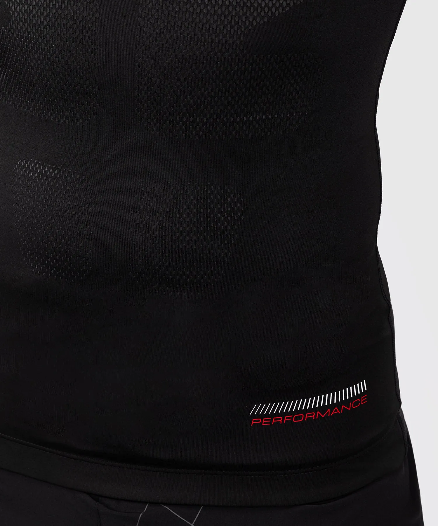 Venum Tactical XT Heren-Rashguard met lange mouwen - Zwart/Vuurrood